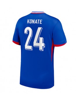 Frankreich Ibrahima Konate #24 Heimtrikot EM 2024 Kurzarm